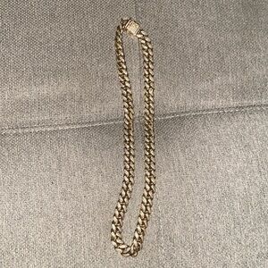 Gold & Diamond 20 inch Chain